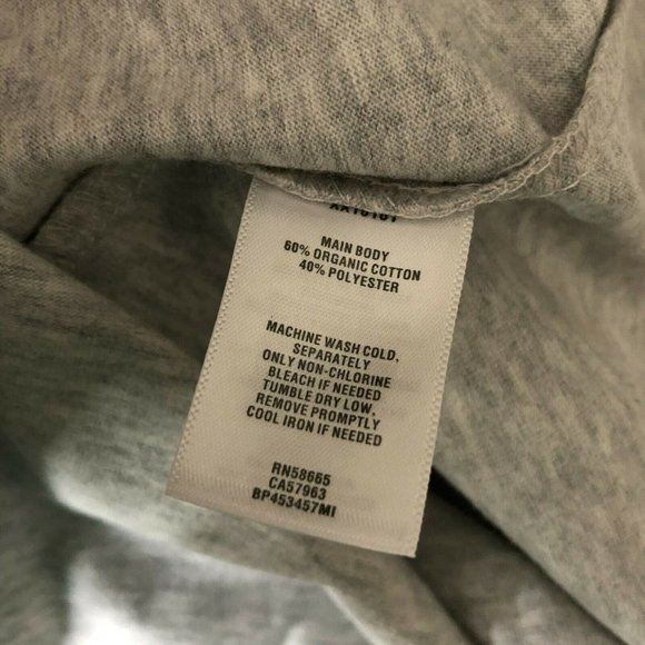 BP Womens T Shirt Top Strange But True Floral Long Sleeve Gray Size M - Picture 3 of 4